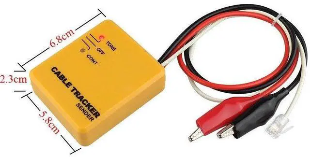 Alt view image 4 of 6 - CABLE FINDER TONE GENERATOR PROBE TRACKER WIRE NETWORK TESTER TRACER KIT