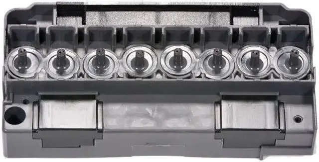 Alt view image 3 of 4 - DX5 printhead solvent manifold Mutohmimaki-Allwin eco solvent plotter printer DX5 solvent adapter DX5 F186000 printhead cover