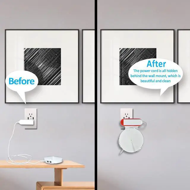 Alt view image 6 of 7 - STANSTAR Wall-Mounted WiFi bracket, specially designed for TP-Link Deco P7 Whole family mesh WiFi system router, can be installed on the wall or ceiling, which is easy to install.