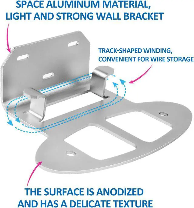 Alt view image 5 of 7 - STANSTAR bracket made of aluminum alloy that can be hung on a wall. It applies to Orbi's entire home tri-band mesh WiFi 6 system/Orbi Ultra (RBK850) (RBK852) (RBK853)/(RBS750) (RBS751) (RBK752)