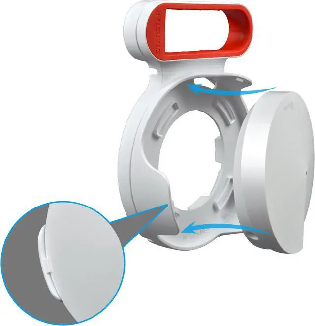 Alt view image 3 of 7 - STANSTAR Wall-Mounted WiFi bracket, specially designed for TP-Link Deco P7 Whole family mesh WiFi system router, can be installed on the wall or ceiling, which is easy to install.