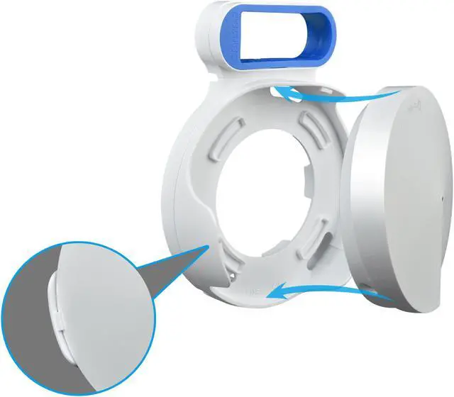 Alt view image 3 of 7 - STANSTAR Wall-Mounted WiFi bracket, specially designed for TP-Link Deco M5 whole family mesh WiFi system router , can be installed on the wall or ceiling, which is easy to install.