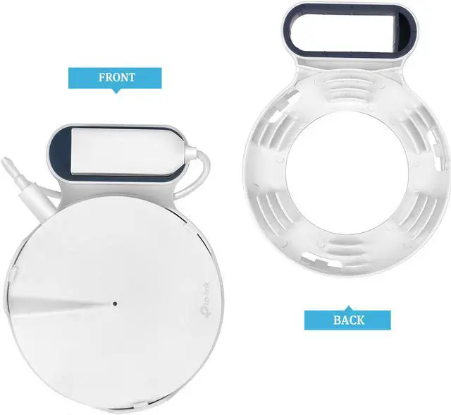 Alt view image 4 of 7 - STANSTAR Wall Mount for TP-Link Deco M5 Whole Home Mesh WiFi System, Sturdy Bracket Holder for TP-Link Deco M5 Space Saving TP-Link Router Wall Holder Plug in Without Messy Wires or Screws(3pack)