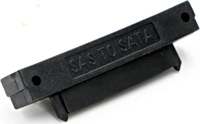 Alt view image 7 of 7 - Stanstar SATA to SAS90 degree elbow adapter motherboard small port SAS adapter SFF-8482 adapter