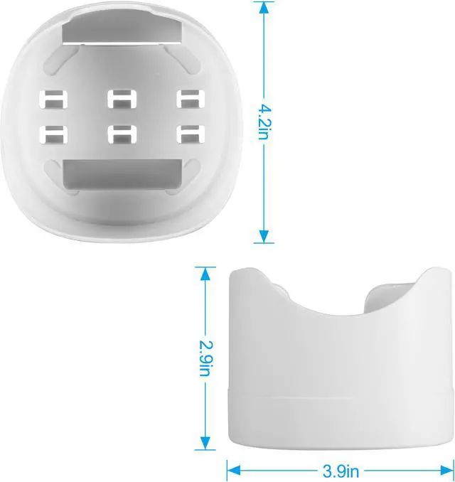 Alt view image 5 of 7 - Stanstar Wall Mount Holder for Deco M4 Whole Home Mesh WiFi System, Deco M4 Bracket with Cord Management, Space Saving and Easily Moved(1Pack)
