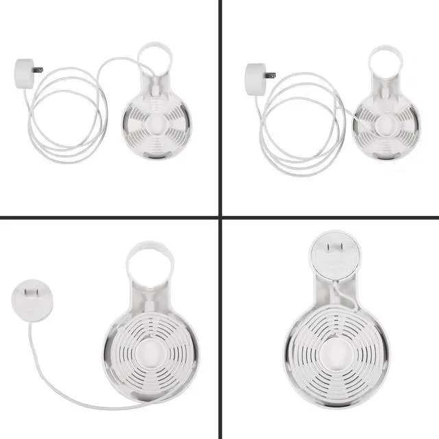 Alt view image 2 of 7 - STANSTA Wall Mount Holder for Google Home Mini, A Space-Saving Accessories for Google Home Mini Voice Assistant(1Pack  US Plug)