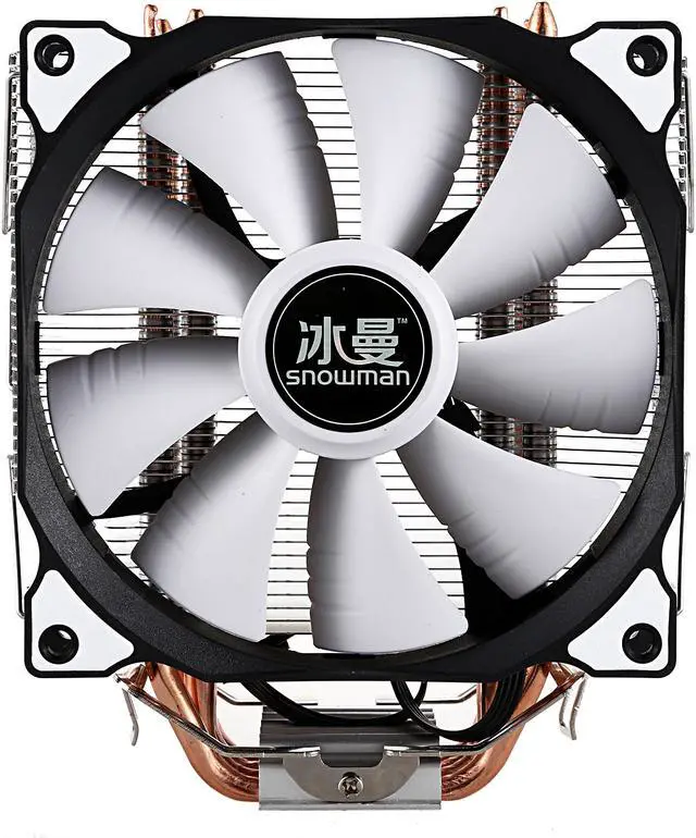 Alt view image 4 of 7 - SNOWMAN CPU Cooler Master 5 Direct Contact Heatpipes freeze Tower Cooling System CPU Cooling Fan with PWM Fans LGA1150/1151/1155/1156/1366/775interface for Core I3/I5/I7/Pentium/Celeron/Xeon
