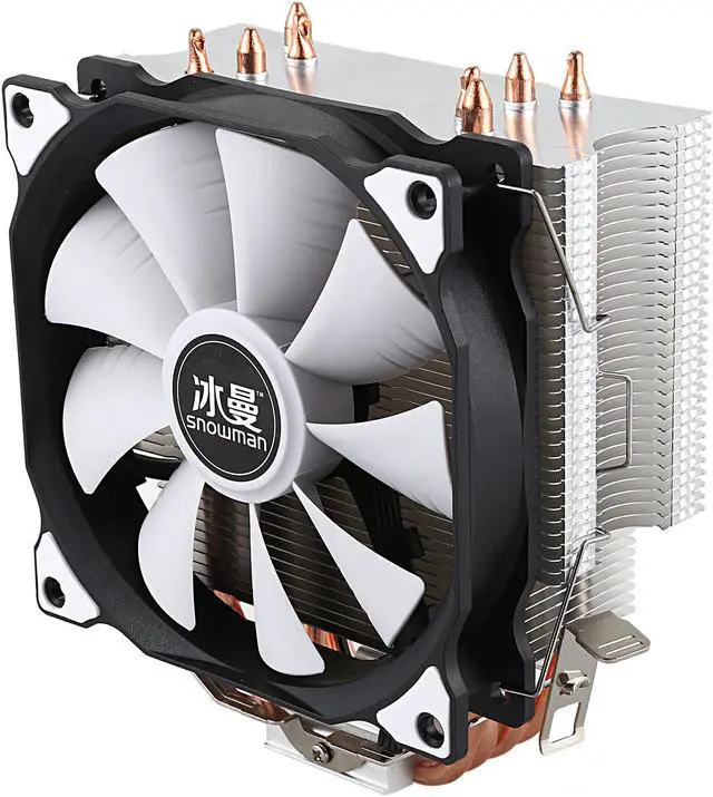 Alt view image 7 of 7 - SNOWMAN CPU Cooler Master 5 Direct Contact Heatpipes freeze Tower Cooling System CPU Cooling Fan with PWM Fans LGA1150/1151/1155/1156/1366/775interface for Core I3/I5/I7/Pentium/Celeron/Xeon