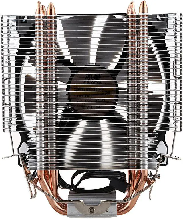 Alt view image 6 of 7 - SNOWMAN CPU Cooler Master 5 Direct Contact Heatpipes freeze Tower Cooling System CPU Cooling Fan with PWM Fans LGA1150/1151/1155/1156/1366/775interface for Core I3/I5/I7/Pentium/Celeron/Xeon