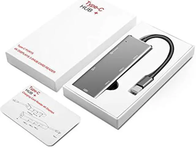 Alt view image 6 of 6 - STANSTAR Hub 7 Ports Type-C to HDMI USB C HUB Type C to HDMI USB 3.0 HUB RJ45 Adapter Converter for MacBook
