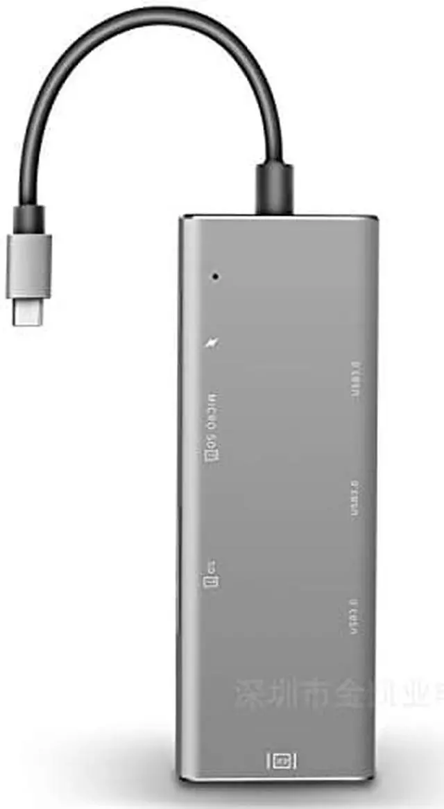 Alt view image 4 of 6 - STANSTAR Hub 7 Ports Type-C to HDMI USB C HUB Type C to HDMI USB 3.0 HUB RJ45 Adapter Converter for MacBook