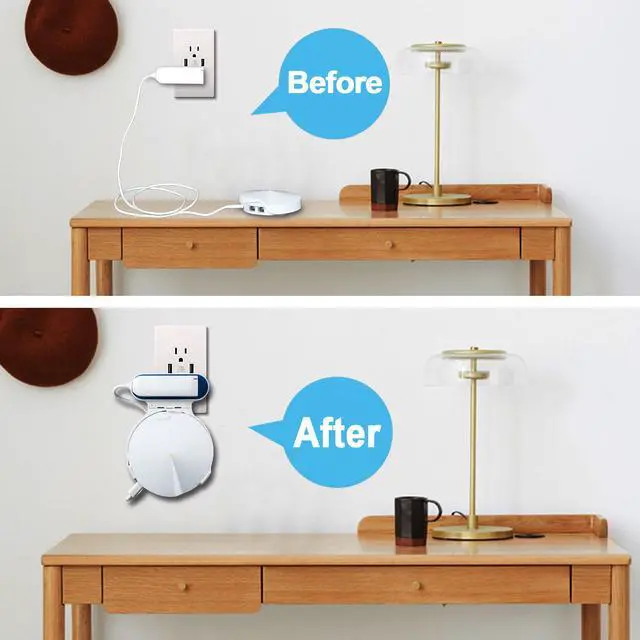 Alt view image 6 of 7 - STANSTAR Wall Mount for TP-Link Deco P7 Home Mesh WiFi System, Sturdy Brackets, Easy Moved, Space Saving