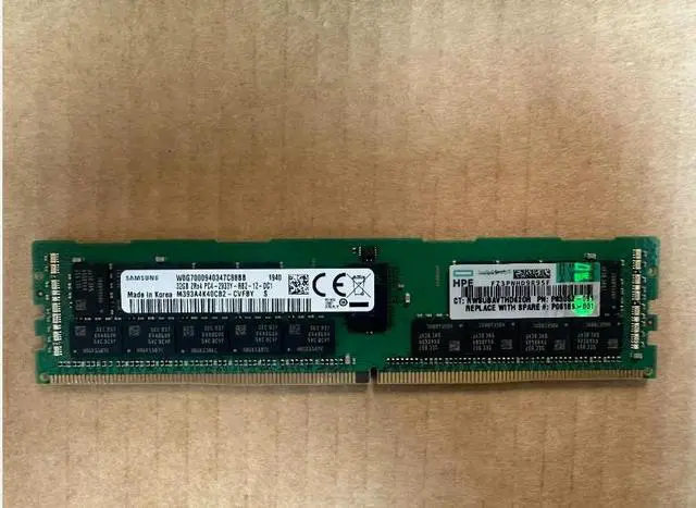 Alt view image 2 of 2 - HPE P06189-001 SmartMemory 32GB DDR4 SDRAM Memory Module