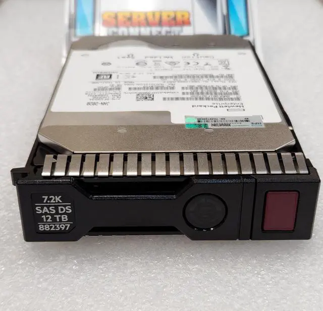Main image of (NOT FOR HOME PC!) 881779-B21 HPE 12TB SAS 12G MIDLINE 7.2K LFF 3.5IN SC 512E DS HDD 882397-001