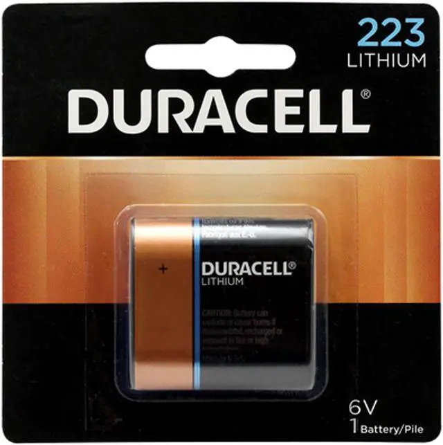 Main image of 4 x Duracell Ultra DL223 6 Volt Photo Lithium Batteries (On a Card)