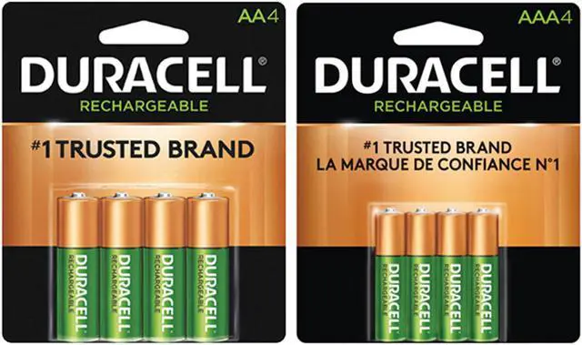 Main image of 4 AA (2500 mAh) + 4 AAA (900 mAh) Duracell Rechargeable Battery Combo