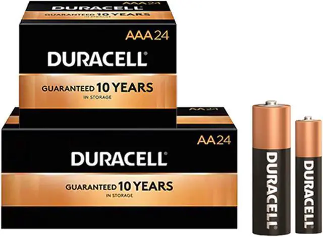 Main image of 24 AA + 24 AAA Duracell Coppertop Alkaline Battery Combo