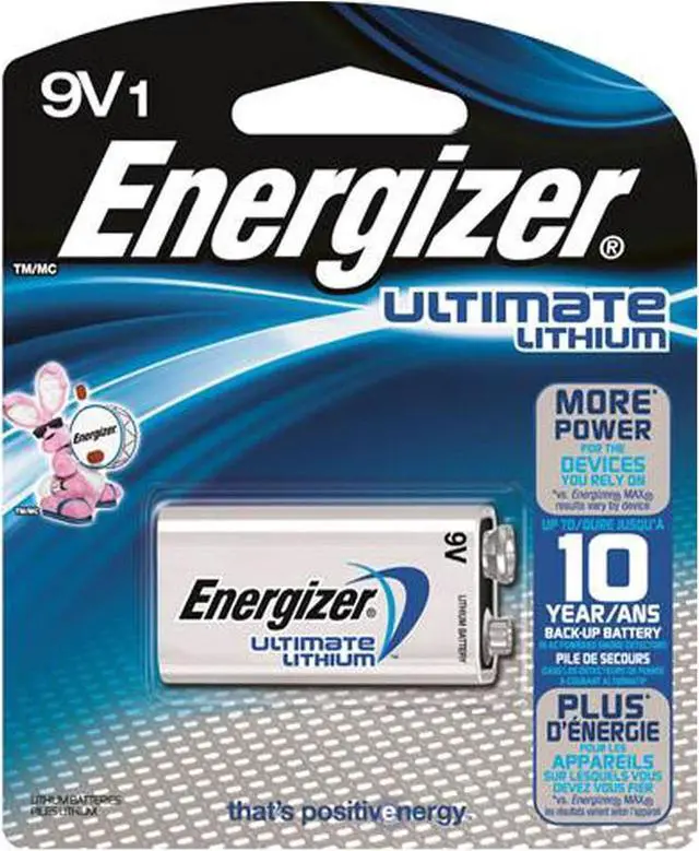 Alt view image 8 of 19 - ENERGIZER-BATTERIES L522BP 1PK ULTIMATE LITHIUM 9V