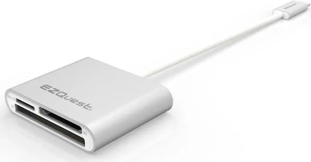 Alt view image 4 of 7 - USB C CARD READER SIL