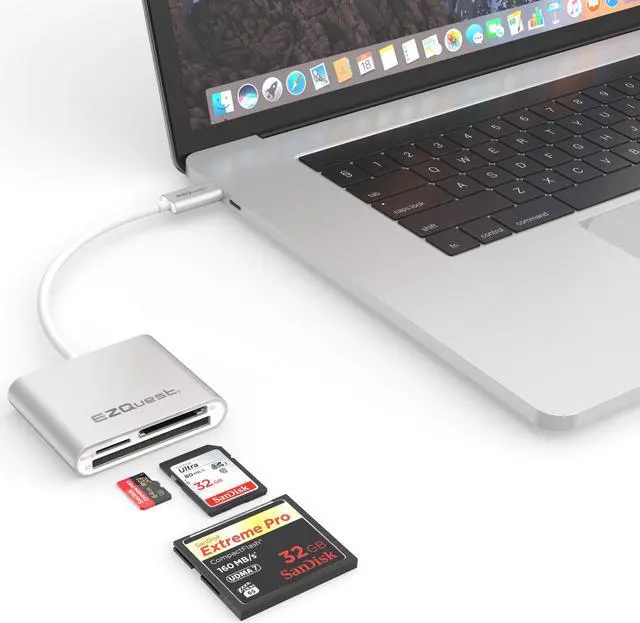 Alt view image 5 of 7 - USB C CARD READER SIL