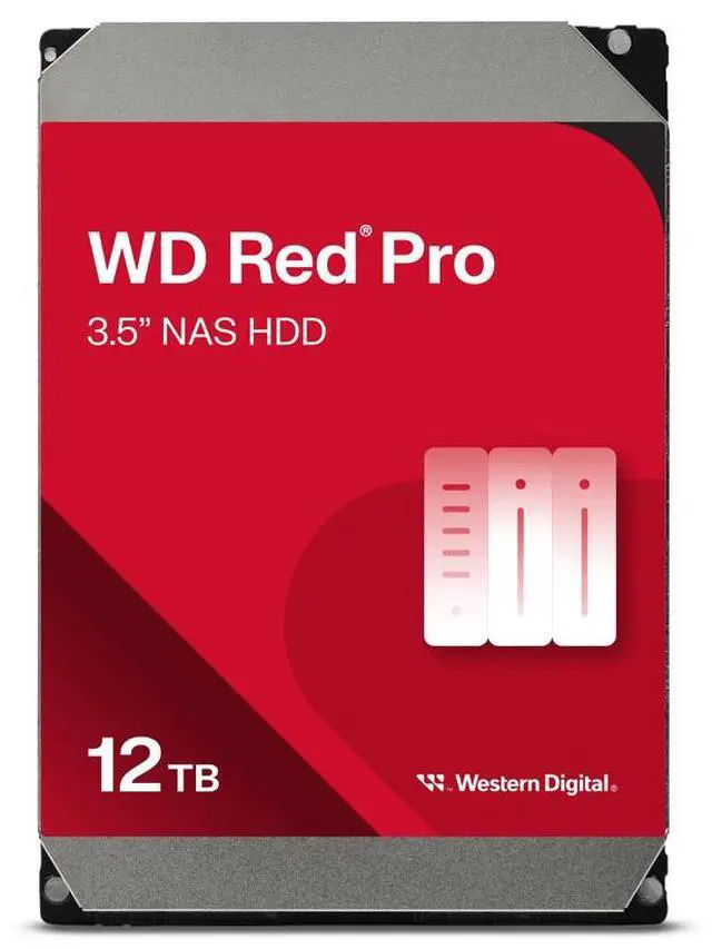 Main image of Western Digital Red Pro WD121KFBX 12 TB Hard Drive - 3.5" Internal - SATA - OEM