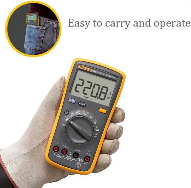 Alt view image 2 of 6 - 15B+ F15B+ Auto Range Digital Probe Multimeter Meter