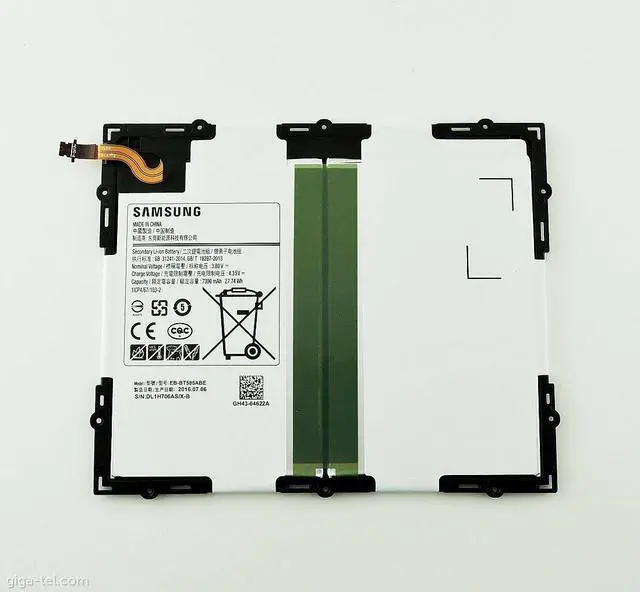 Alt view image 2 of 2 - Replacement Battery for Samsung Tab A 10.1" Tablet with Tools, SM-T580 T585, EB-BT585ABE, 7300mAh
