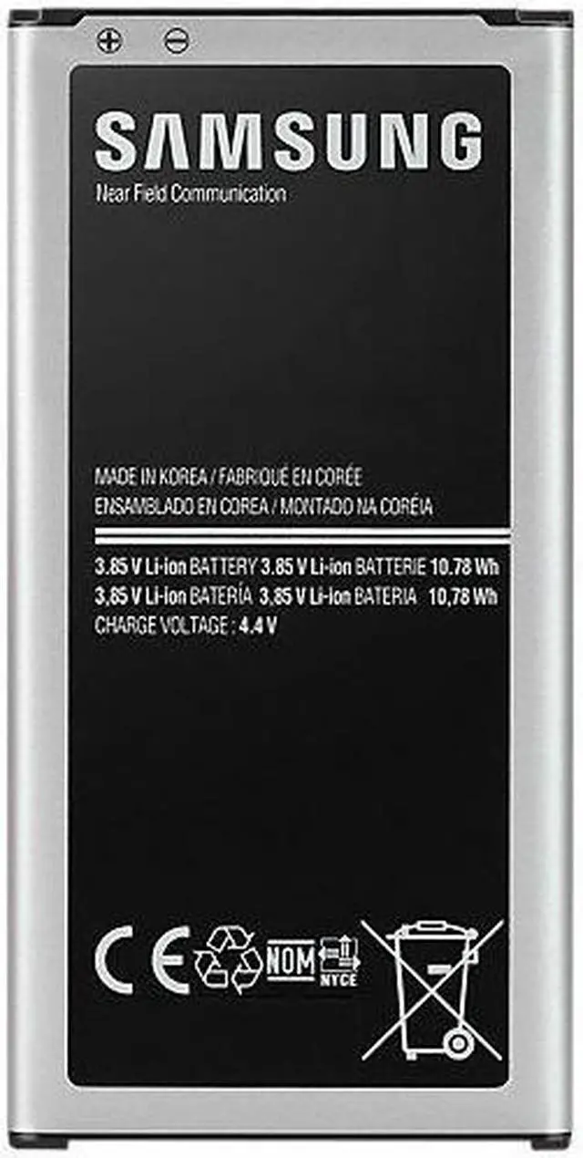 Alt view image 7 of 9 - Original OEM Samsung Galaxy S5 / S5 Active / S5 Neo Replacement Battery with NFC, G900 Series i9600, EB-BG900BBU, 2800mAh