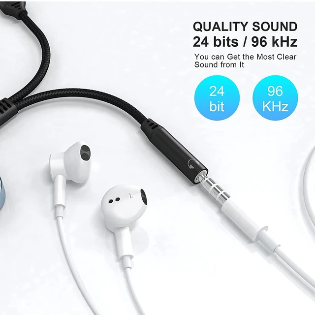 Alt view image 4 of 7 - 2 In 1 Usb C To 3.5Mm Headphone And Charger Adapter Usb C Pd 3.0 Charging Port To Aux Audio Jack And Fast Charging Dongle Cable Cord With Pd 60W Fast Charging For Stereo