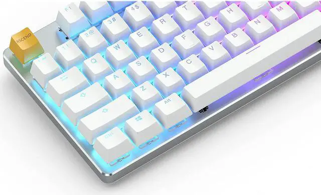 Alt view image 6 of 8 - GMMK TKL White Ice Mechanical KB -Brown