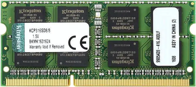 Alt view image 4 of 6 - Kingston Technology Dt & Notebooks KCP316SD8-8 8 GB DDR3 - 1600 MHz SODIMM RAM Memory
