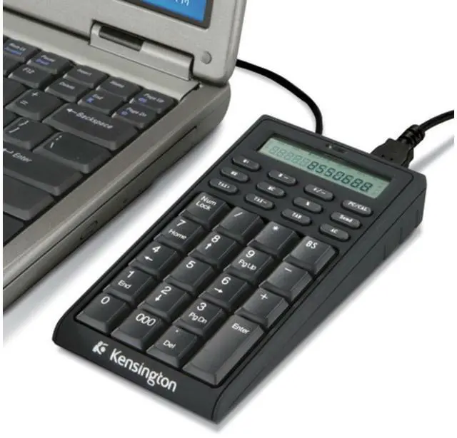 Alt view image 2 of 2 - Kensington K72274US Notebook Keypad/Calculator with USB Hub, 19-Key Pad