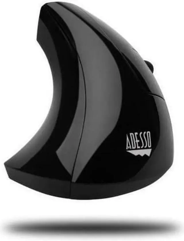 Alt view image 3 of 10 - Adesso IMOUSE V10 30 ft. Wireless Vertical Ergonomic Mouse, Black