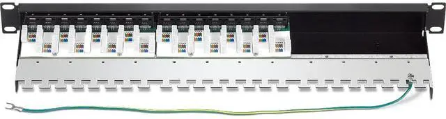 Alt view image 5 of 7 - TRENDnet TC-P16C6AS 16-Port Cat6A Shielded 1U Patch Panel