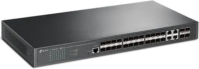 Alt view image 2 of 3 - Jetstream 24-Port Sfp L2+ Managed Switch With 4 10Ge Sfp+ Slots (Tl-Sg3428Xf) - Sdn Integrated, Cloud Access & Omada App