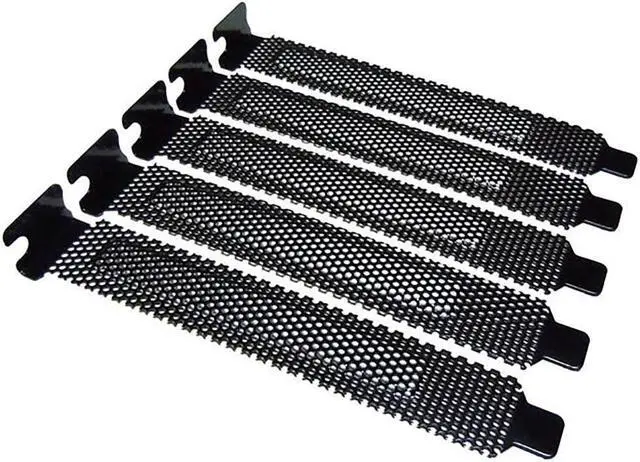 Alt view image 4 of 5 - 5 Pcs PCI Slot Cover / PCI Slot Cover Dust Filter Blanking Board Cooling Fan Dust Filter Ventilation PC Computer Case