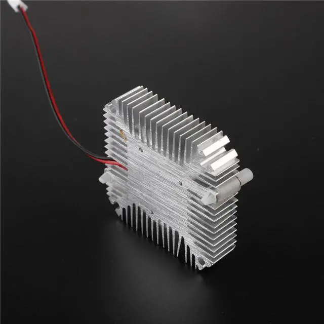 Alt view image 5 of 5 - 55mm 2 PIN Graphics Cards Cooling Fan for Display Card Aluminum Gold Heatsink Cooler Computer Fan
