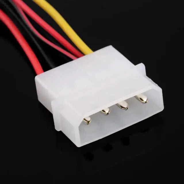 Alt view image 5 of 6 - PC Computer Fan Quad 4 LED Light 120mm PC Computer Case Cooling Fan Mod Quiet Molex Connector Easy Installed Fan 12V Hot sales