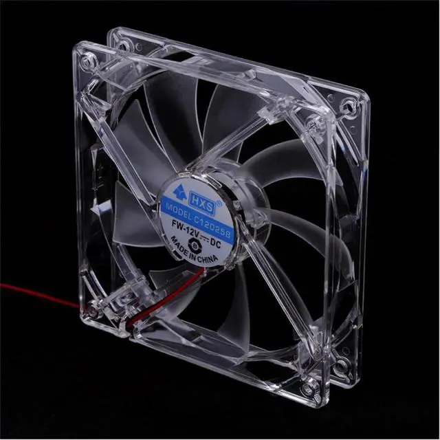 Alt view image 2 of 6 - PC Computer Fan Quad 4 LED Light 120mm PC Computer Case Cooling Fan Mod Quiet Molex Connector Easy Installed Fan 12V Hot sales
