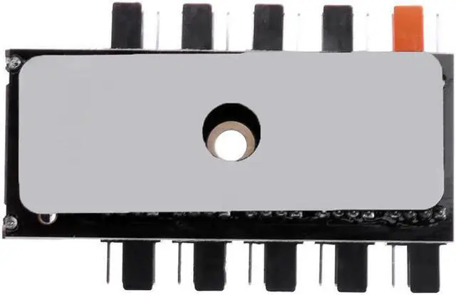 Alt view image 3 of 6 - 1 to 10 PC Cooling Fan Hub Splitter LED Cable PWM SATA 12V 4 Pin PWM Power Supply Speed Controller Adapter