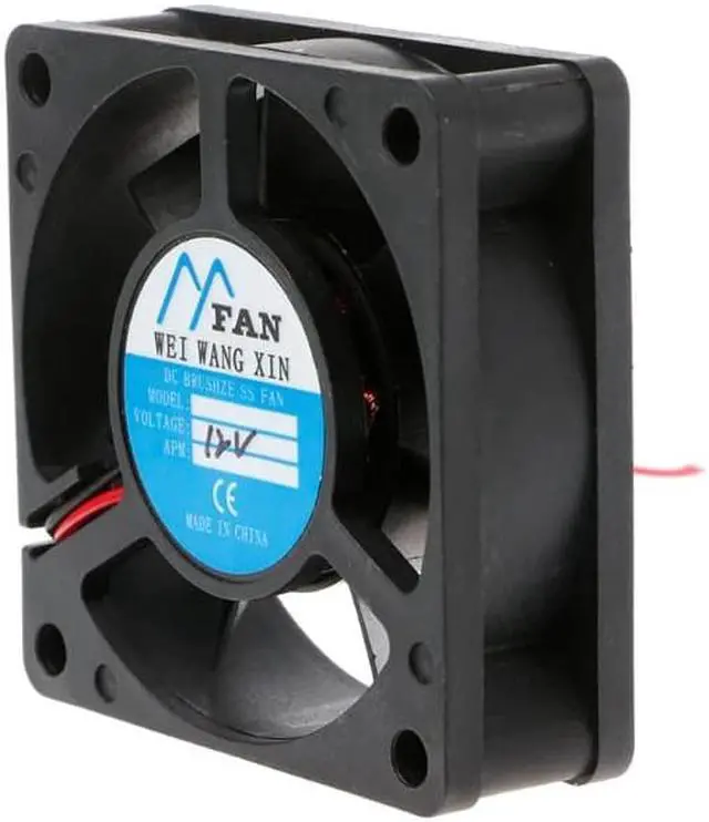 Alt view image 6 of 6 - 60mm*60mm*20mm DC 12V 2 Pin Cooler Brushless Axial PC CPU Case Cooling Fan 6020