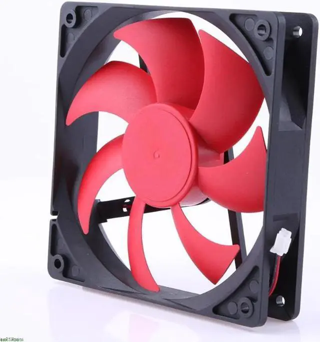 Alt view image 5 of 6 - Portable Computer Double Head 12CM PC Computer CPU Cooling Fan Cooler Super Quiet Silent CPU Cooling Fan for PC