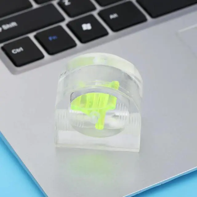 Alt view image 3 of 6 - PC Water Cooling Acrylic Semicircle Waterproof Sealing 2 Way Flow Meter Indicator Port Cooling System Kit for PC