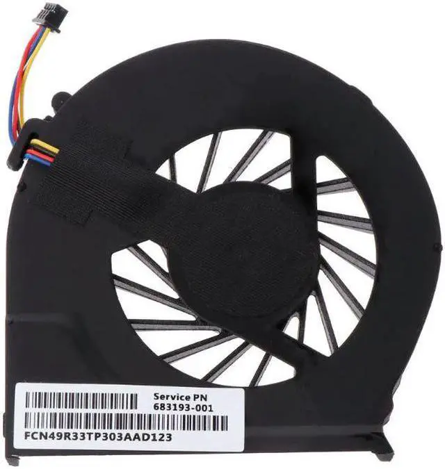 Alt view image 4 of 6 - Cooling Fan Laptop CPU Cooler 4 Pins Computer Replacement 5V 0.5A for HP Pavilion G4 2000 G6 2000 G6 2100 G6 2200 G7 200
