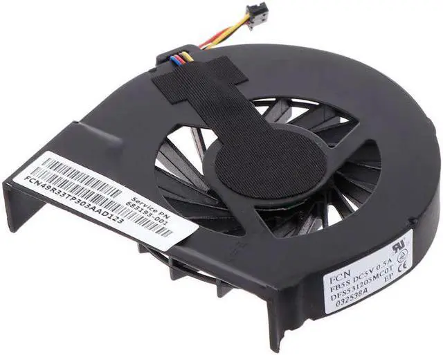 Alt view image 3 of 6 - Cooling Fan Laptop CPU Cooler 4 Pins Computer Replacement 5V 0.5A for HP Pavilion G4 2000 G6 2000 G6 2100 G6 2200 G7 200