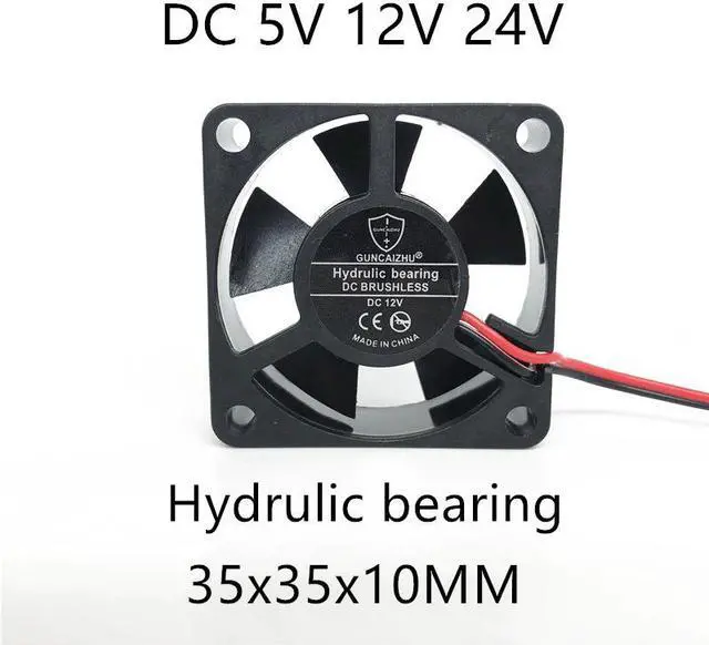 Main image of 35MM Hydrulic bearing 3D Printer Fan 35x35x10MM 3.5cm fan Cooling fan DC 5V 12V 24V with 2pin