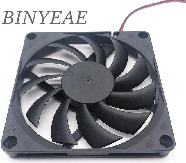 Alt view image 5 of 5 - 8010 80MM 80x80x10MM Cooling fan DC 5V 12V 24V Ultra thin USB cooling fan Comptuter CPU Cooling fan with 2pin