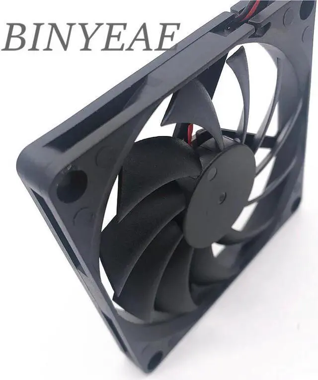 Alt view image 3 of 5 - 8010 80MM 80x80x10MM Cooling fan DC 5V 12V 24V Ultra thin USB cooling fan Comptuter CPU Cooling fan with 2pin