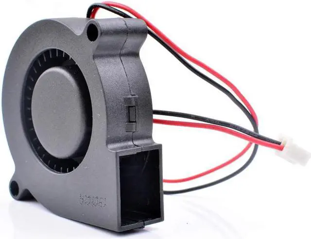 Alt view image 2 of 4 - ANCHAOPU SF5015SL 5cm 5015 12V 0.06A Very quiet humidifier built in blower cooling fan