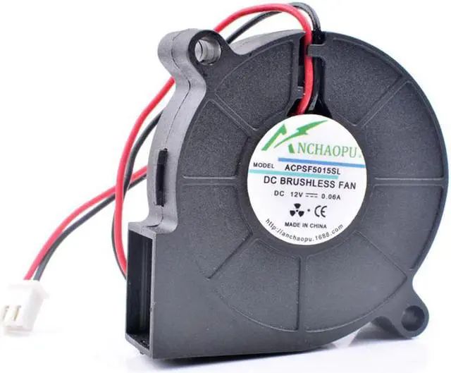 Main image of ANCHAOPU SF5015SL 5cm 5015 12V 0.06A Very quiet humidifier built in blower cooling fan